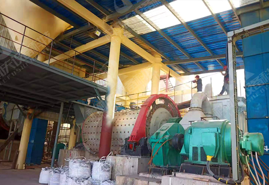 Gypsum Calcination Grinding Production Line Site
